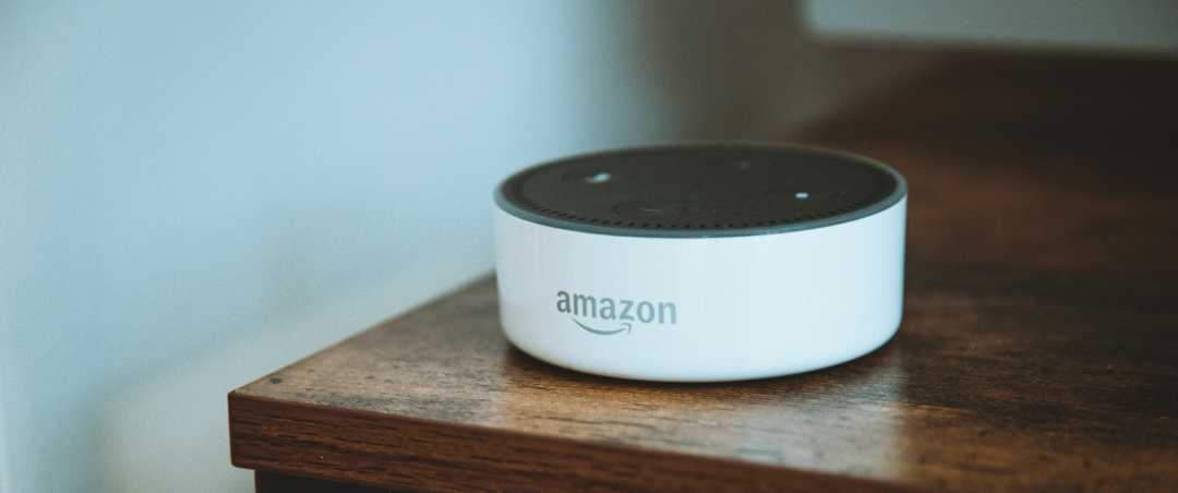 Photo of an Amazon Alexa device